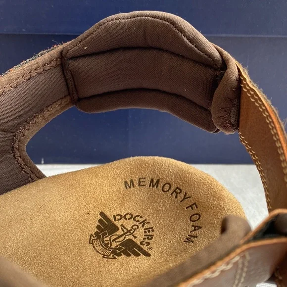 Dockers Men’s NewPage Casual 2 Strap Sandals Sz 11 in Rust - Picture 10 of 16